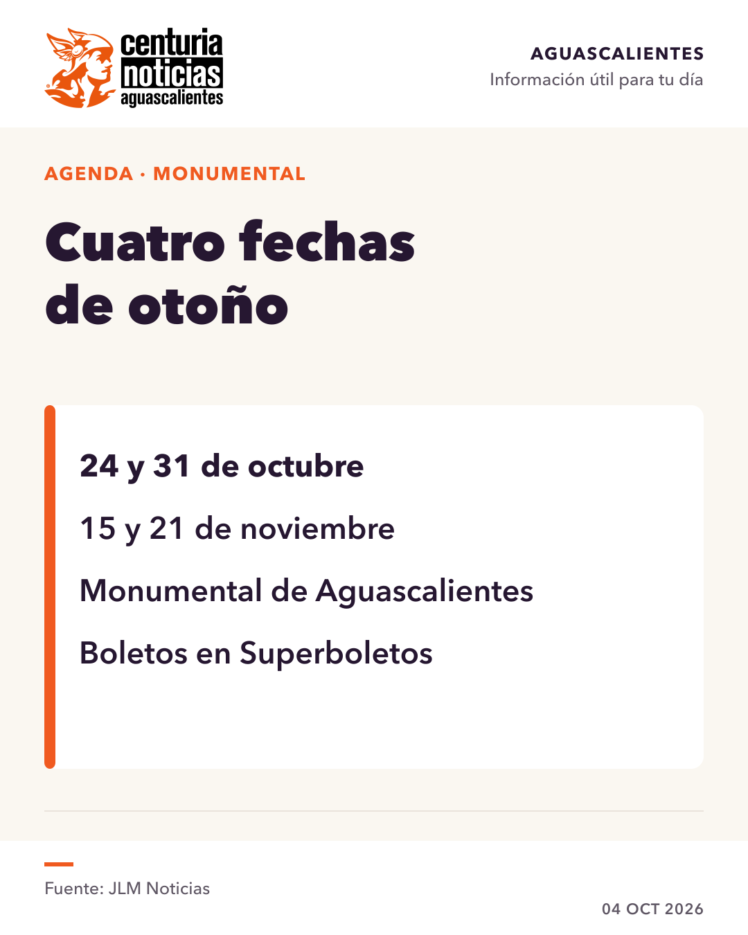 Imagen de la nota: La Monumental anuncia cuatro fechas taurinas entre octubre y noviembre 🗓️