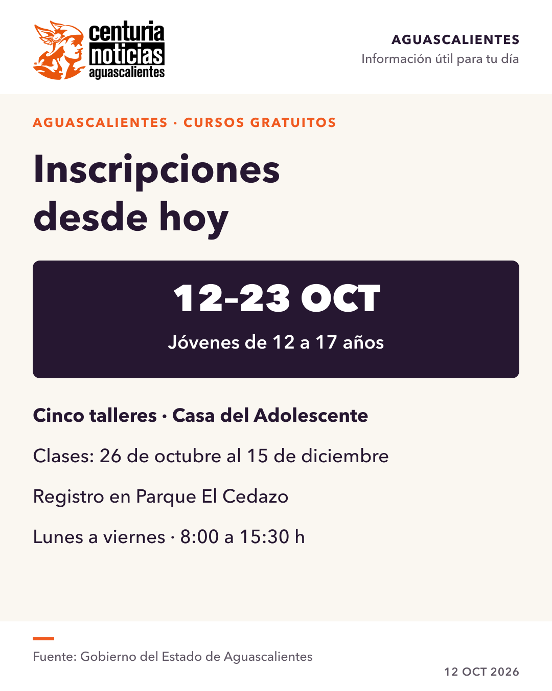 Imagen de la nota: Cursos gratuitos para adolescentes abren inscripciones hoy 📚